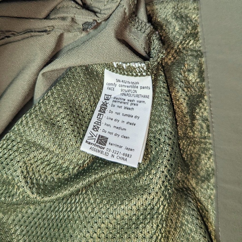 karrimor Med comfy convertible pants army green lightweight adjustable pockets - Picture 12 of 13
